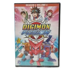 Digimon Fusion Season 1 Volume 1 New Sealed DVD 2015 Anime Kids Cartoon